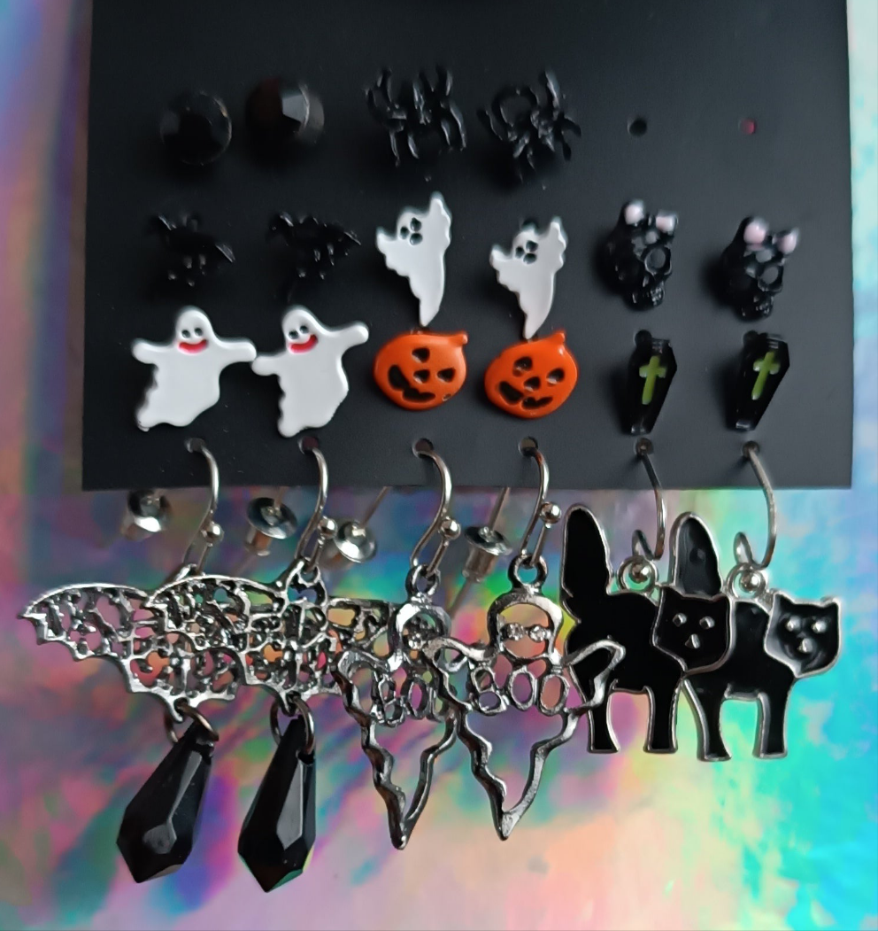 Boucles d'oreilles Halloween