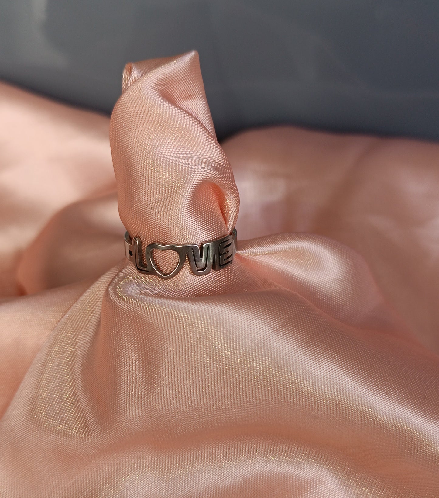 Bague acier inoxydable Femme taille 58