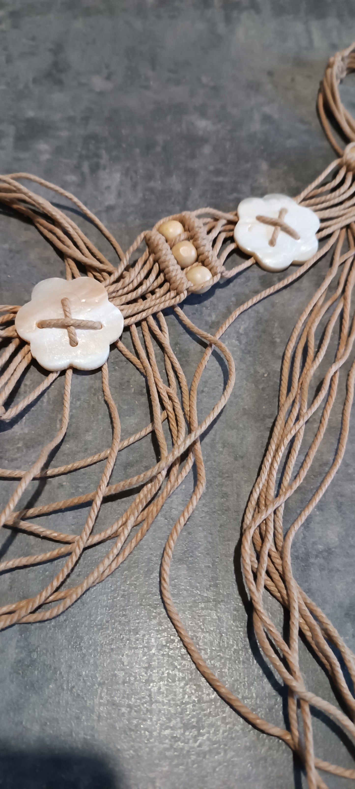 Ceinture Femme Ajustable Chic et tendance Cordage Fleurs