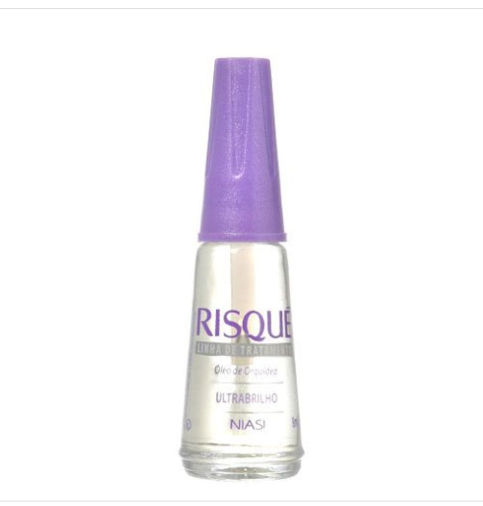 Vernis à ongles ''Risqué'' Gamme de soin à l huile d Orchidée incolore ultra brillant