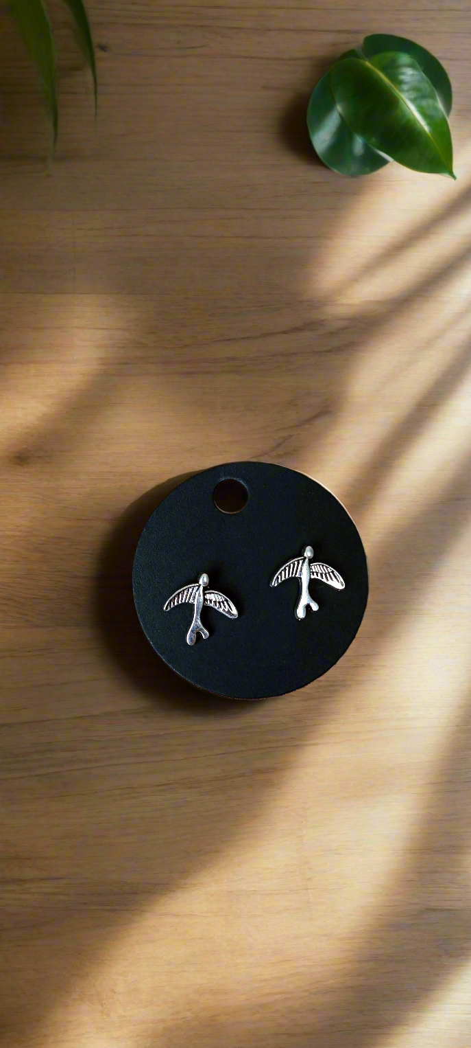 Boucles d'oreilles à clous Oiseaux