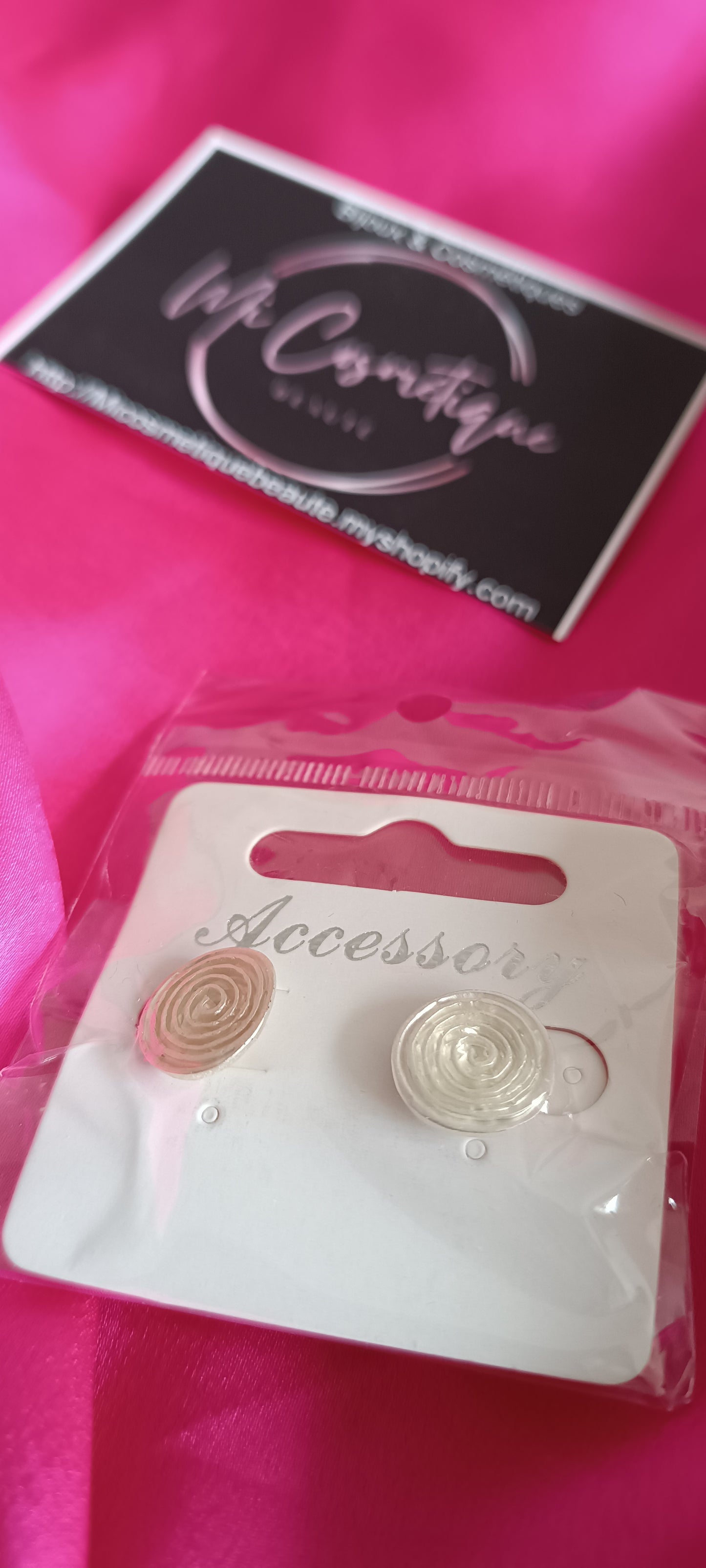 Boucles d'oreilles Nacré Perle Argenté