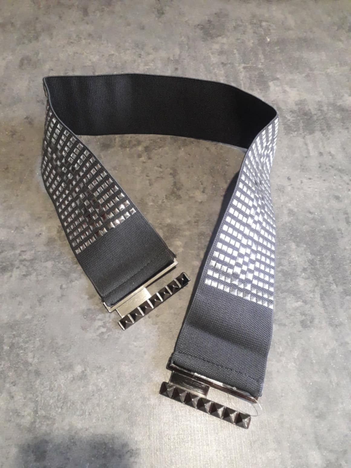 Ceinture Ajustable elasthanne grise