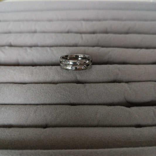 Bague acier inoxydable Homme taille 54