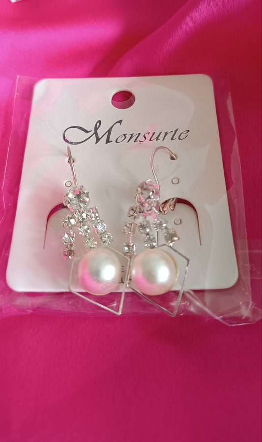 Boucles d'oreilles Les p'tites Perles Losange