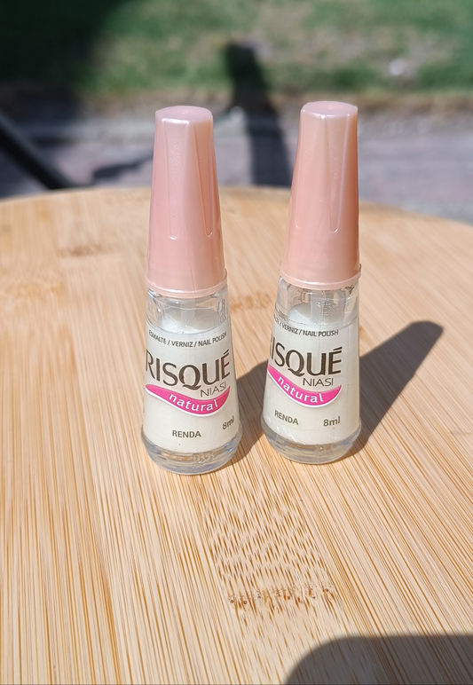 Vernis à ongles french manucure nude lot de 2 ''Risqué'' Gamme du Brésil Renda