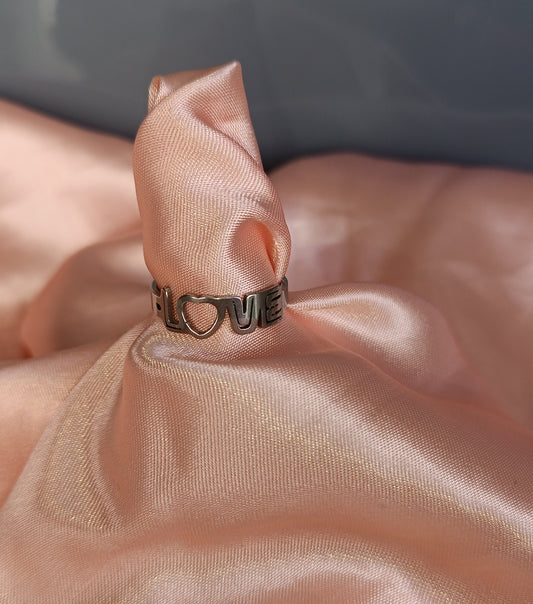 Bague acier inoxydable Femme taille 58