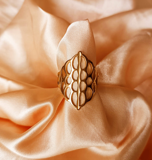 Bague acier inoxydable Femme taille 58