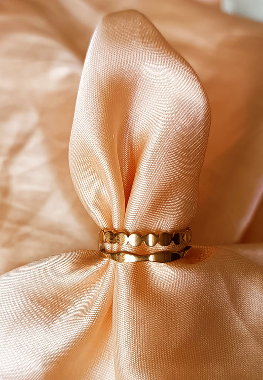 Bague Femme acier inoxydable taille 56