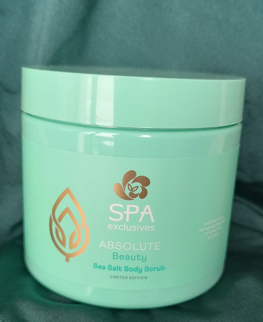 Exfoliant pour le corps Au Sel de Mer parfum de thé vert et menthe VEGAN