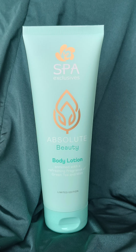 Lotion corporelle SPA exclusives au parfum de thé vert et menthe VEGAN