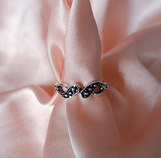 Bague Acier inoxydable Femme taille 52 Infinity