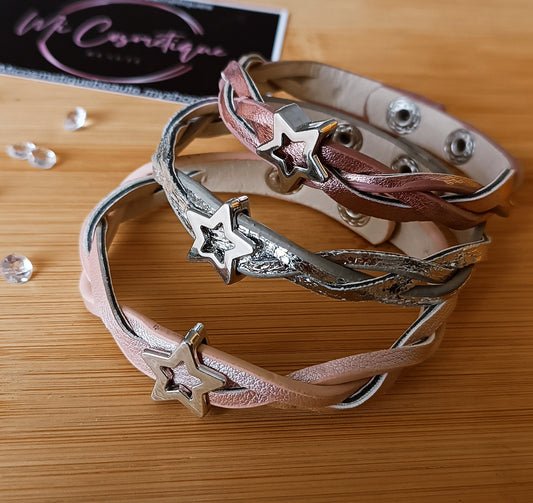Bracelet Similicuir Étoile