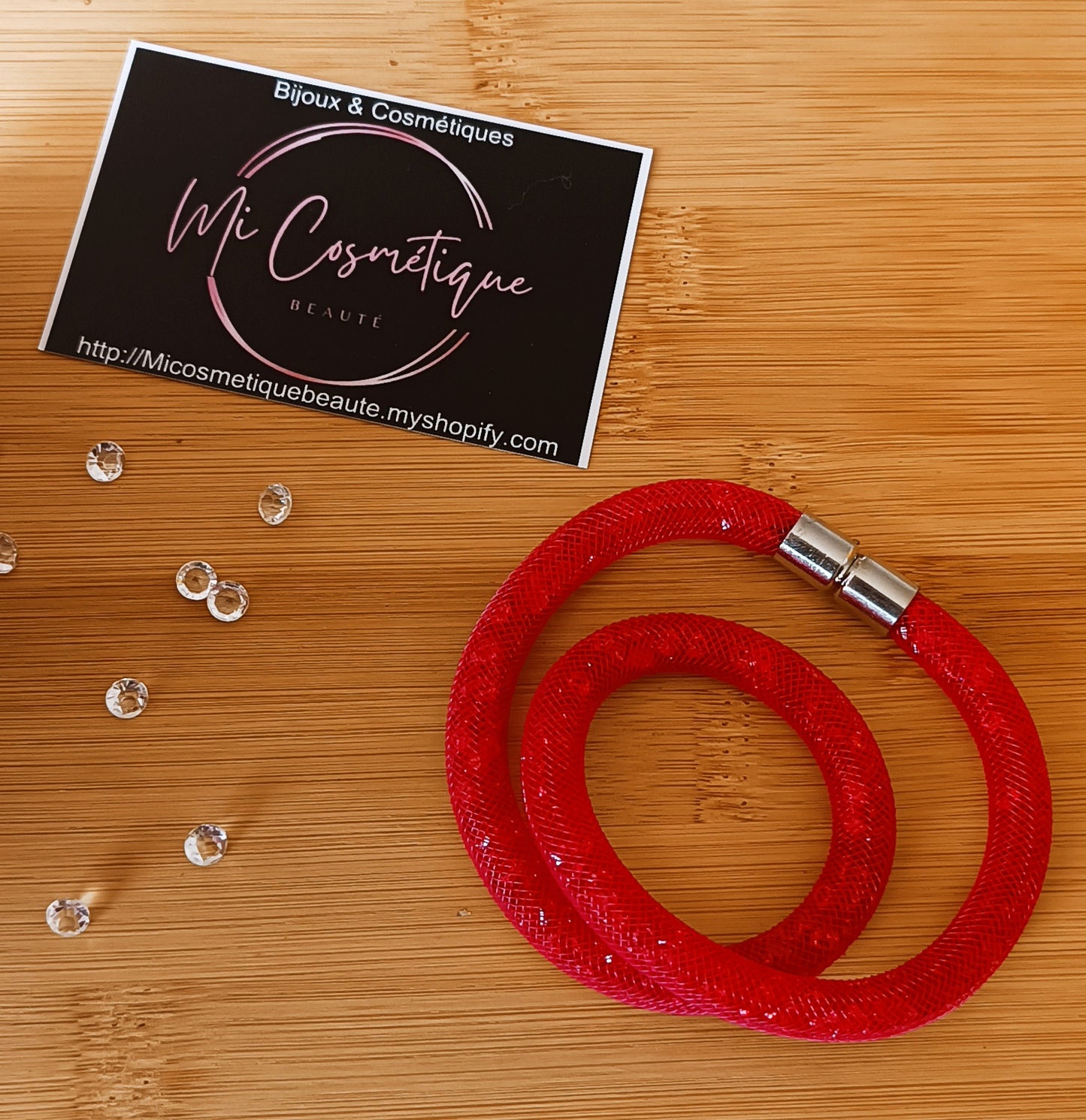 Bracelet double Tour Cristalux Strass