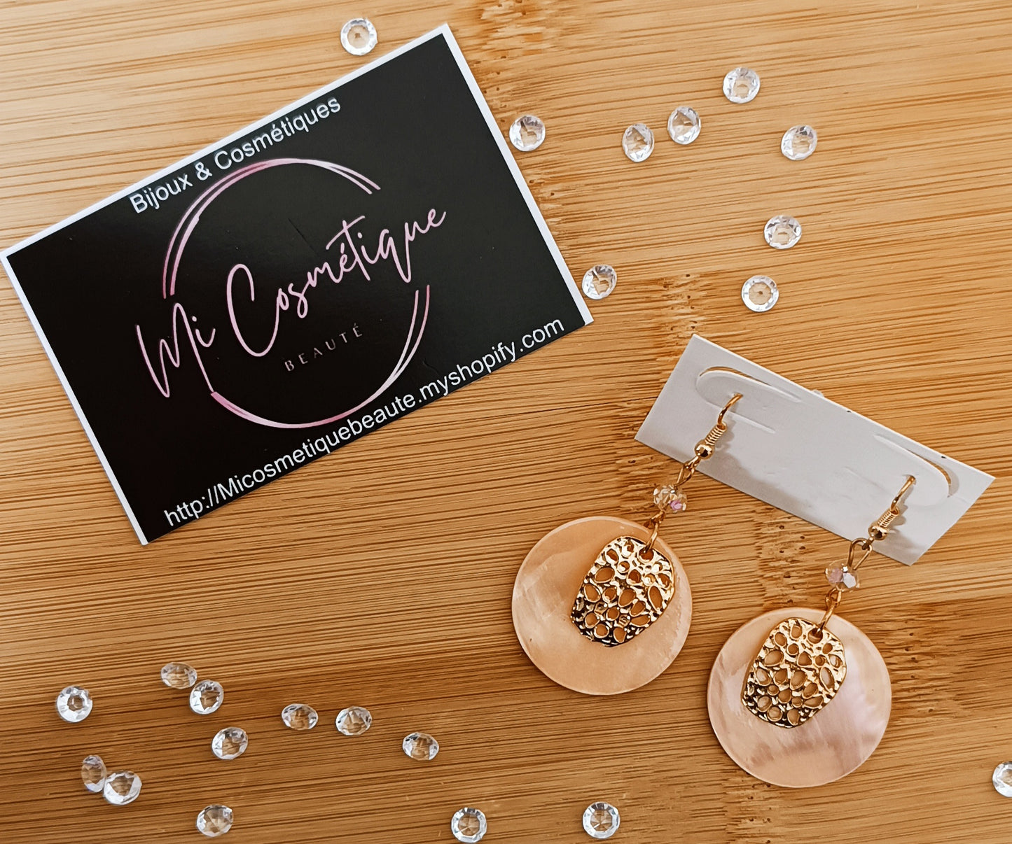 Boucles d'oreilles Coquillage Épais