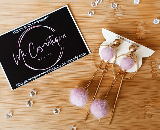 Boucles d'oreilles Les Fourrure