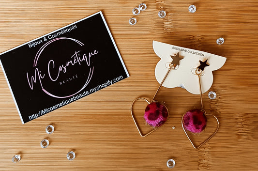 Boucles d'oreilles coeur