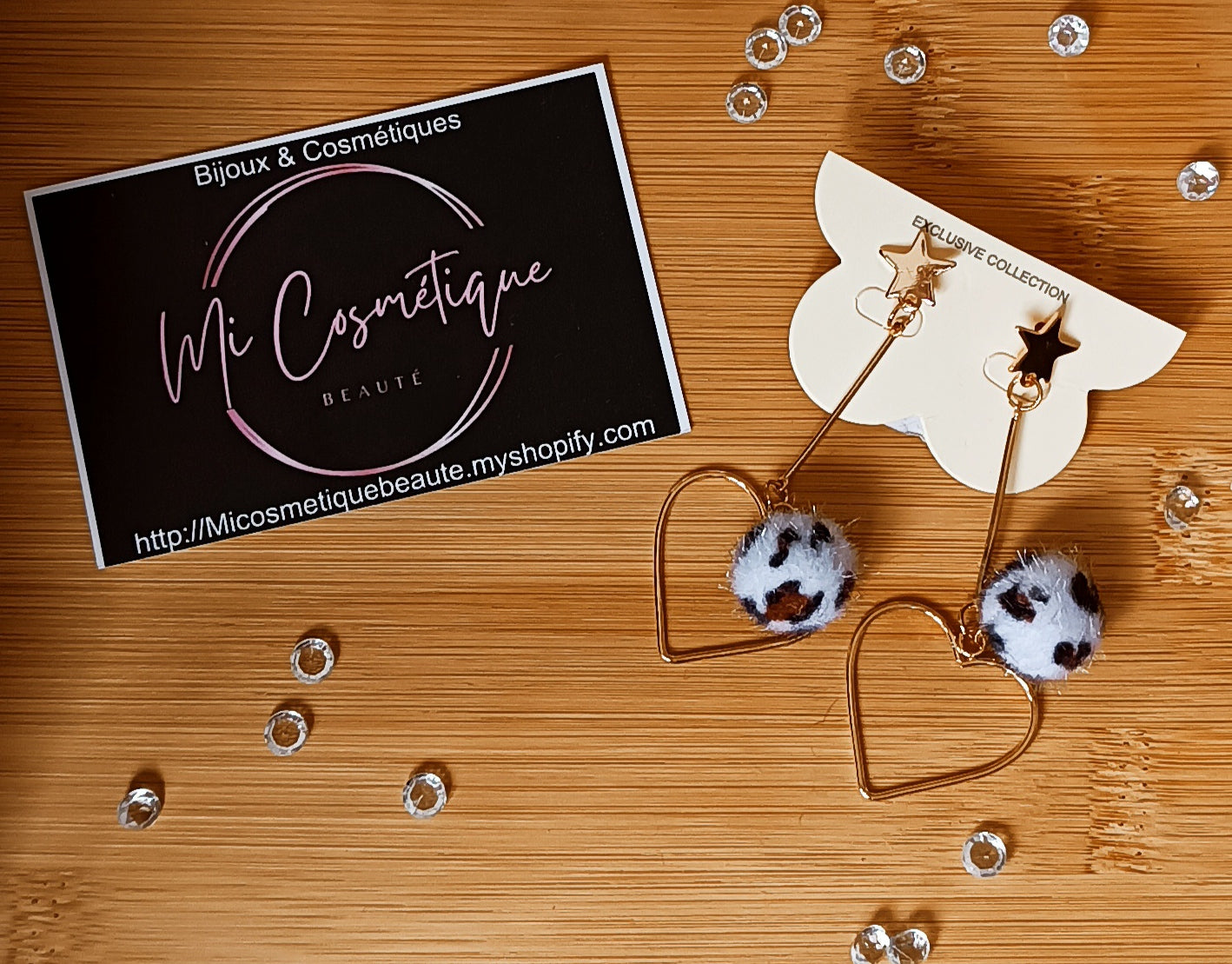 Boucles d'oreilles coeur