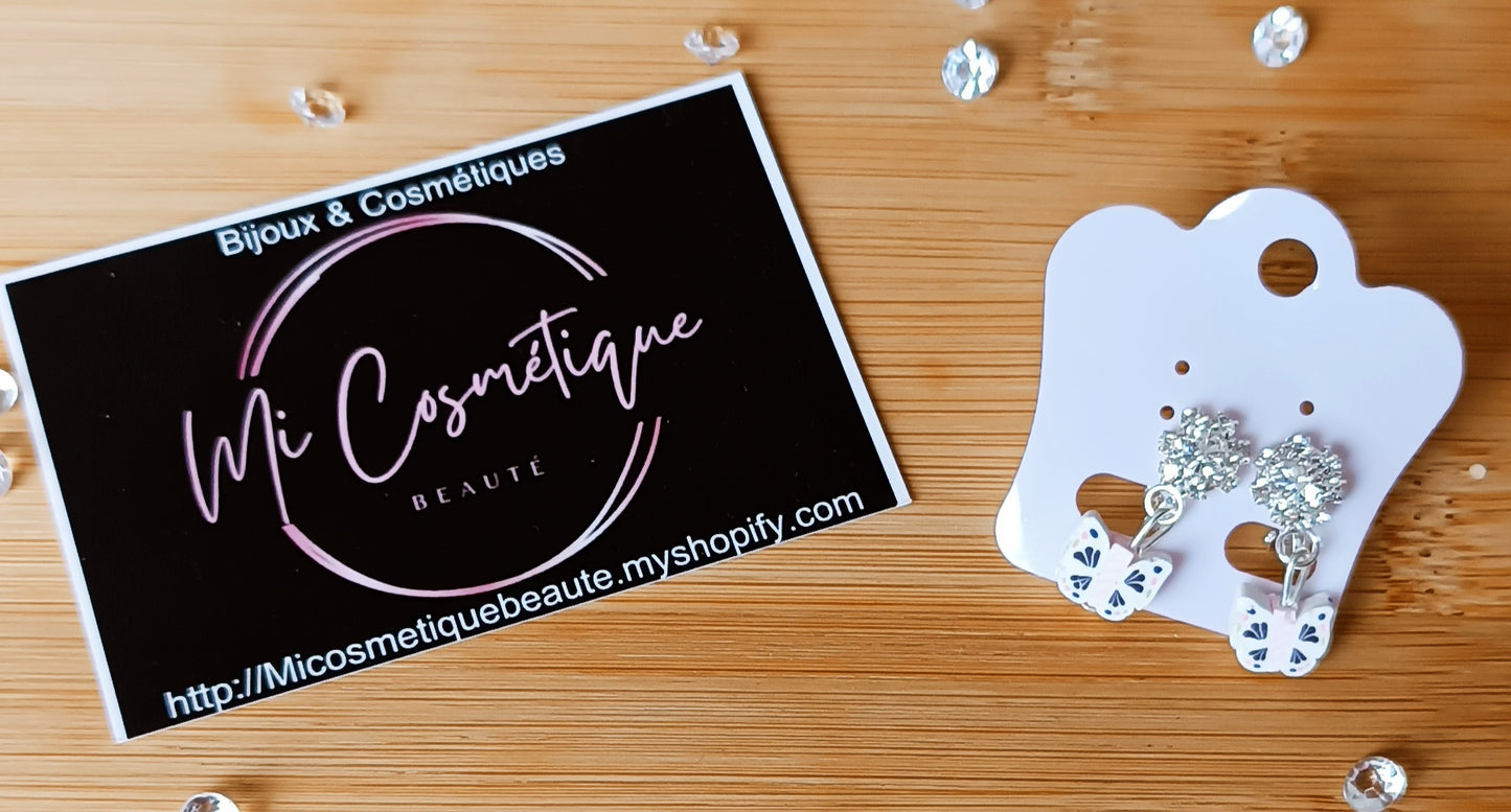 Boucles d'oreilles Papillon