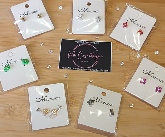 Boucles d'oreilles fleurs