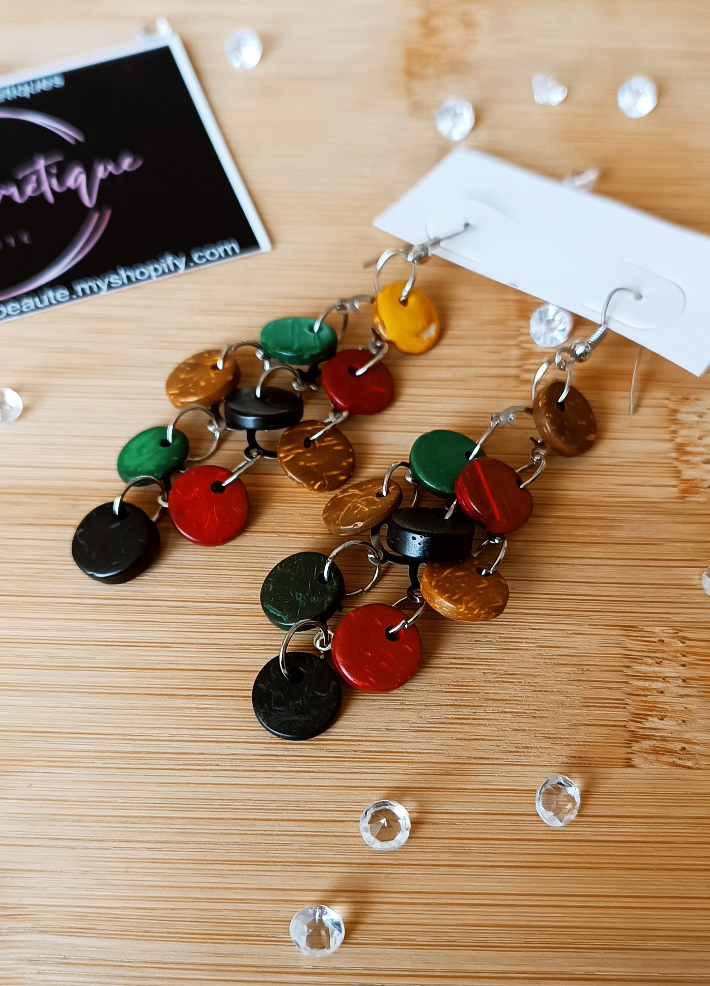 Longue boucles d'oreilles