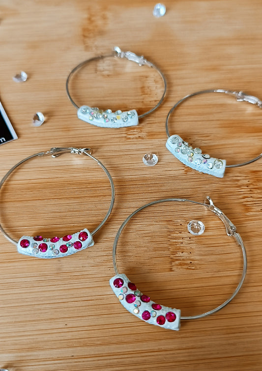 Boucles d'oreilles Les Créoles Perlés différents modèles