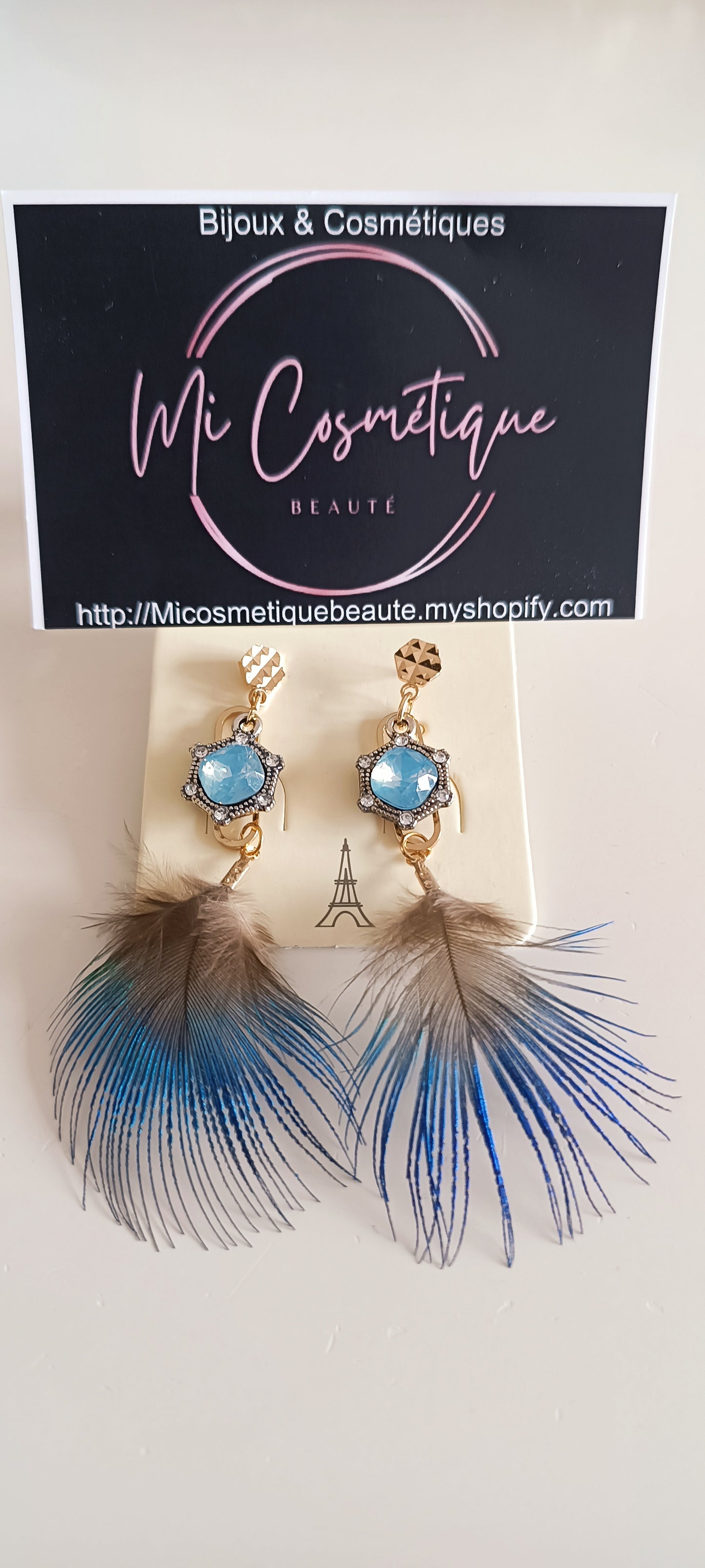Boucles d'oreilles Les Plumes différents modèles