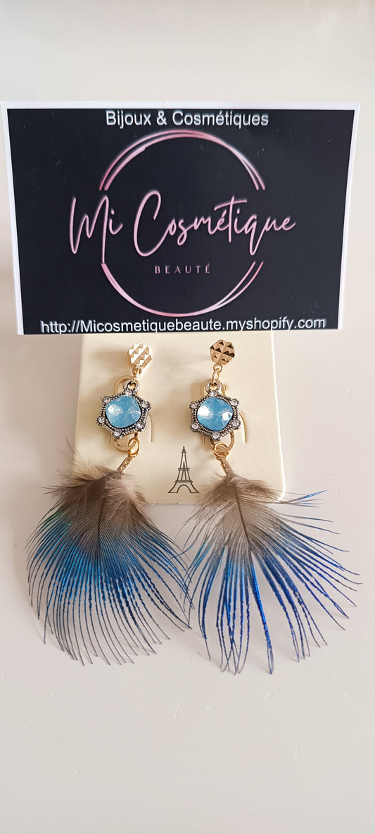 Boucles d'oreilles Les Plumes différents modèles