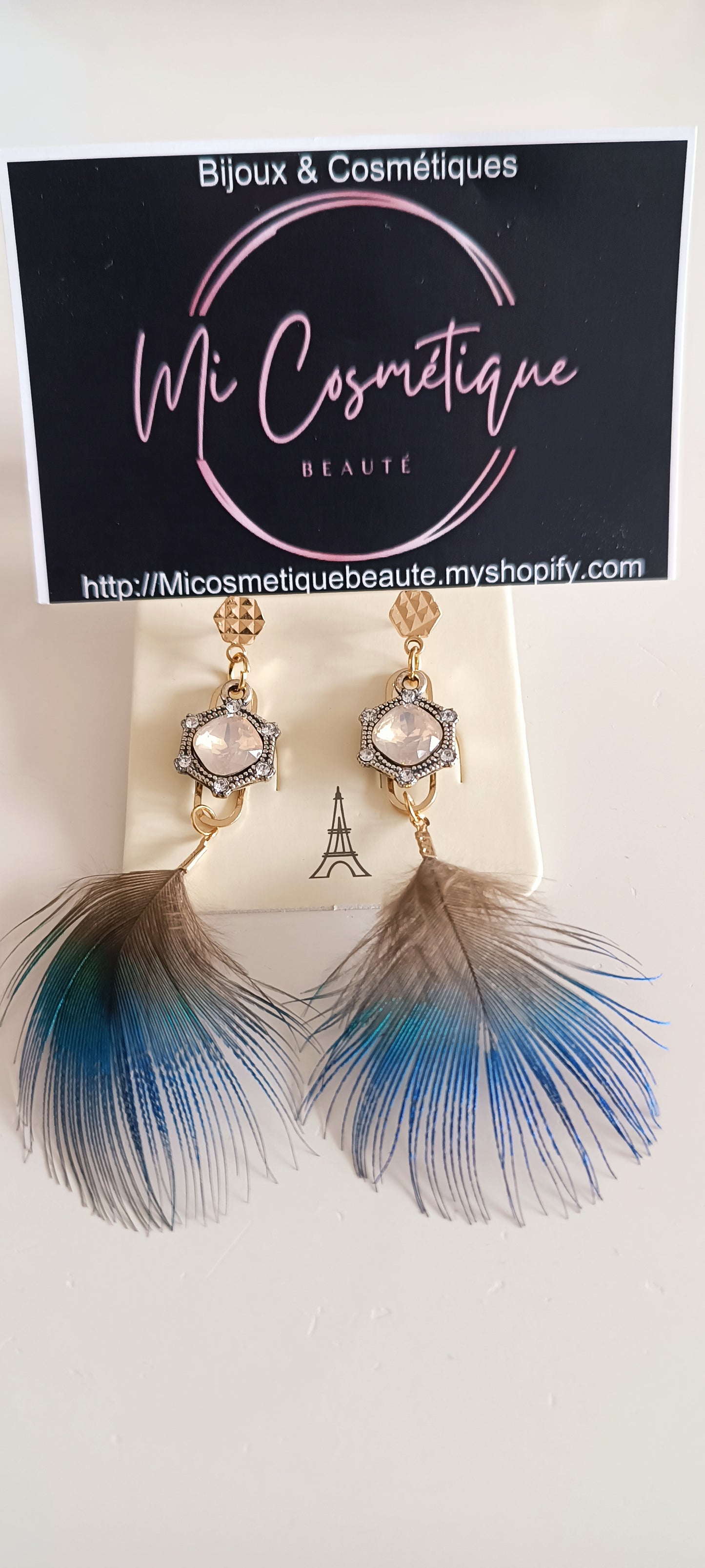 Boucles d'oreilles Les Plumes différents modèles