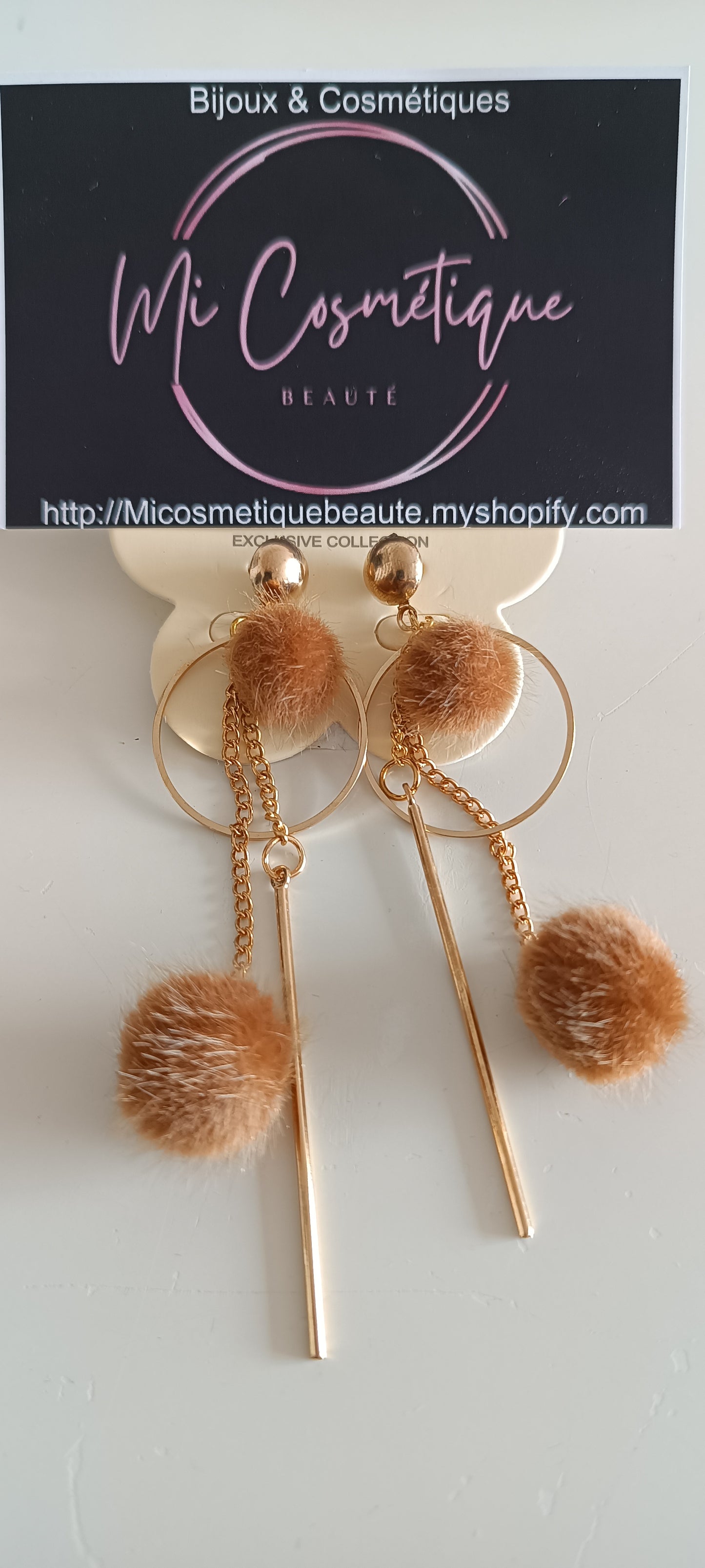 Boucles d'oreilles Les Fourrure