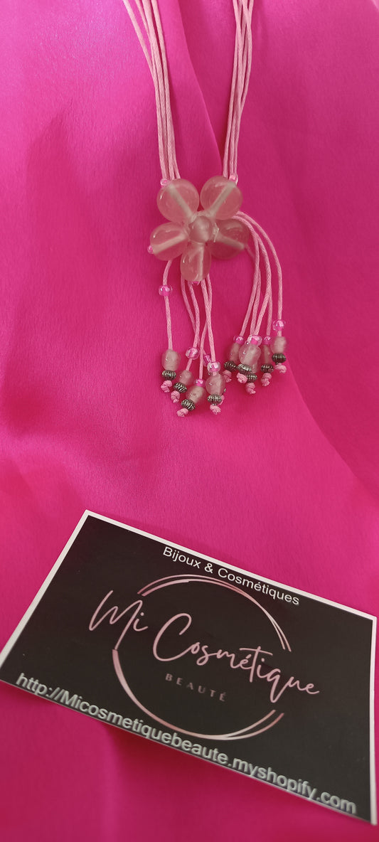 Collier Rose pâle