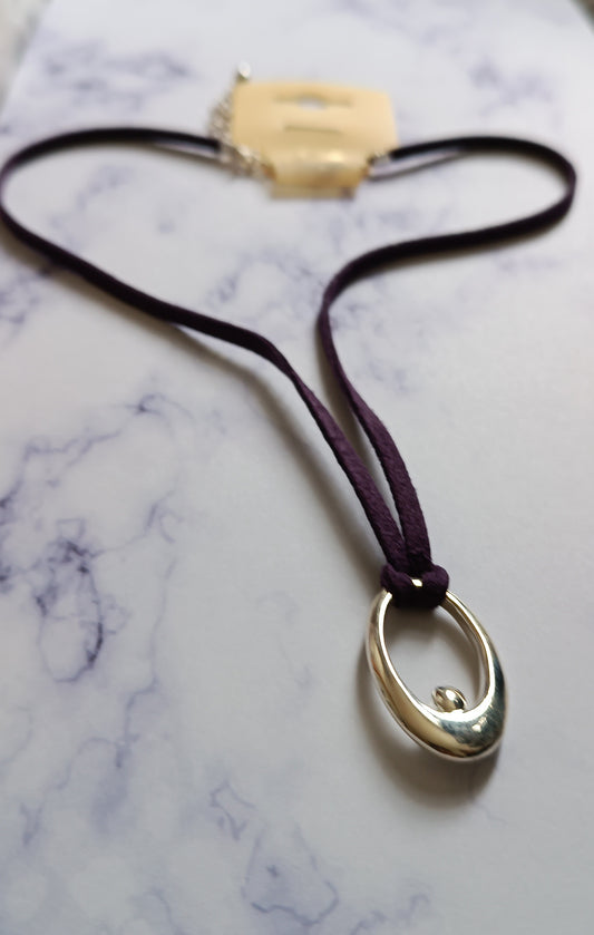 Collier et pendentif oeil ajustable