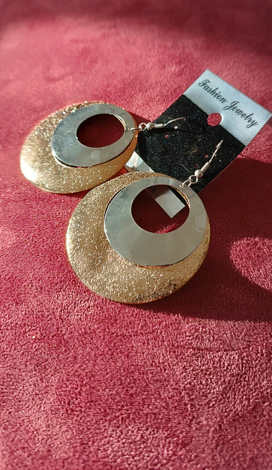 Boucles d'oreilles Double cercle
