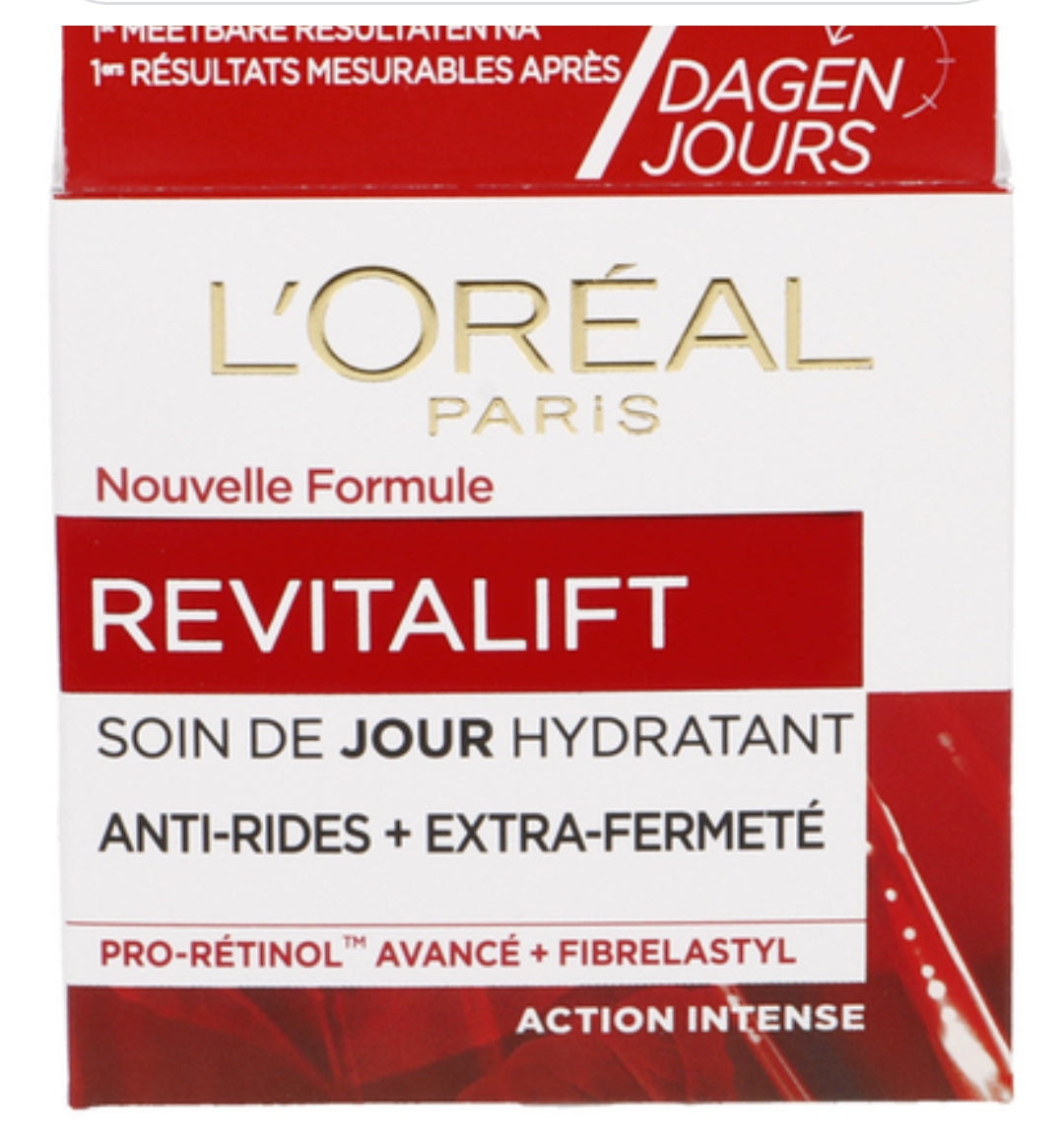 Crème soin de jour Revitalift L'ORÉAL Anti rides extra fermeté 35+