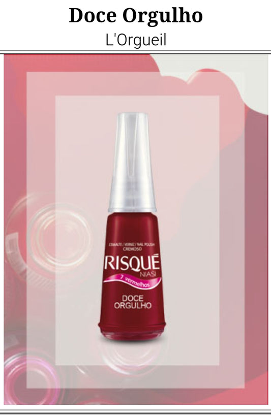 Vernis à ongles ''Risqué'' Gamme du Brésil Dolce Orgulho L Orgueil