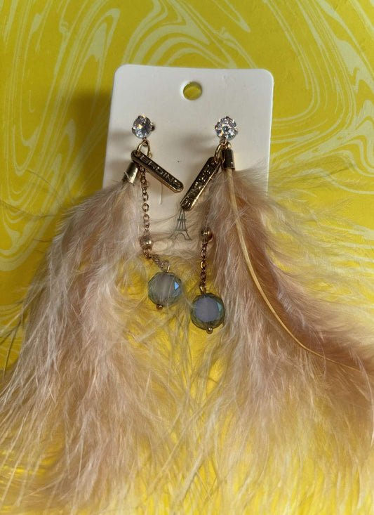 Boucles d'oreilles plumes différents modèles