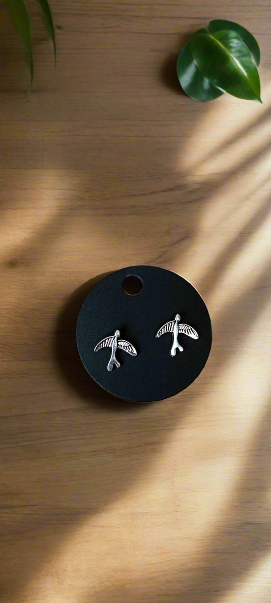 Boucles d'oreilles à clous Oiseaux