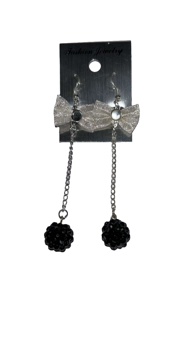 Boucles d'oreilles avec noeud et Boule différent modèle