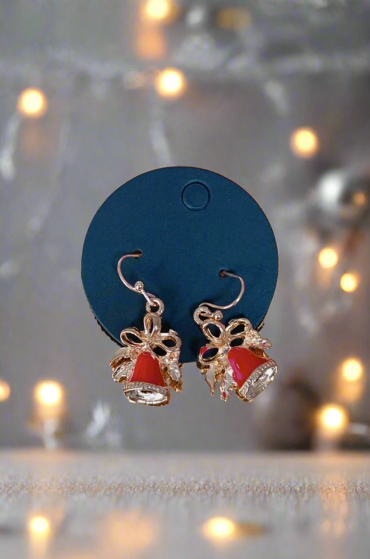 Boucles d'oreilles Cloche de Noël