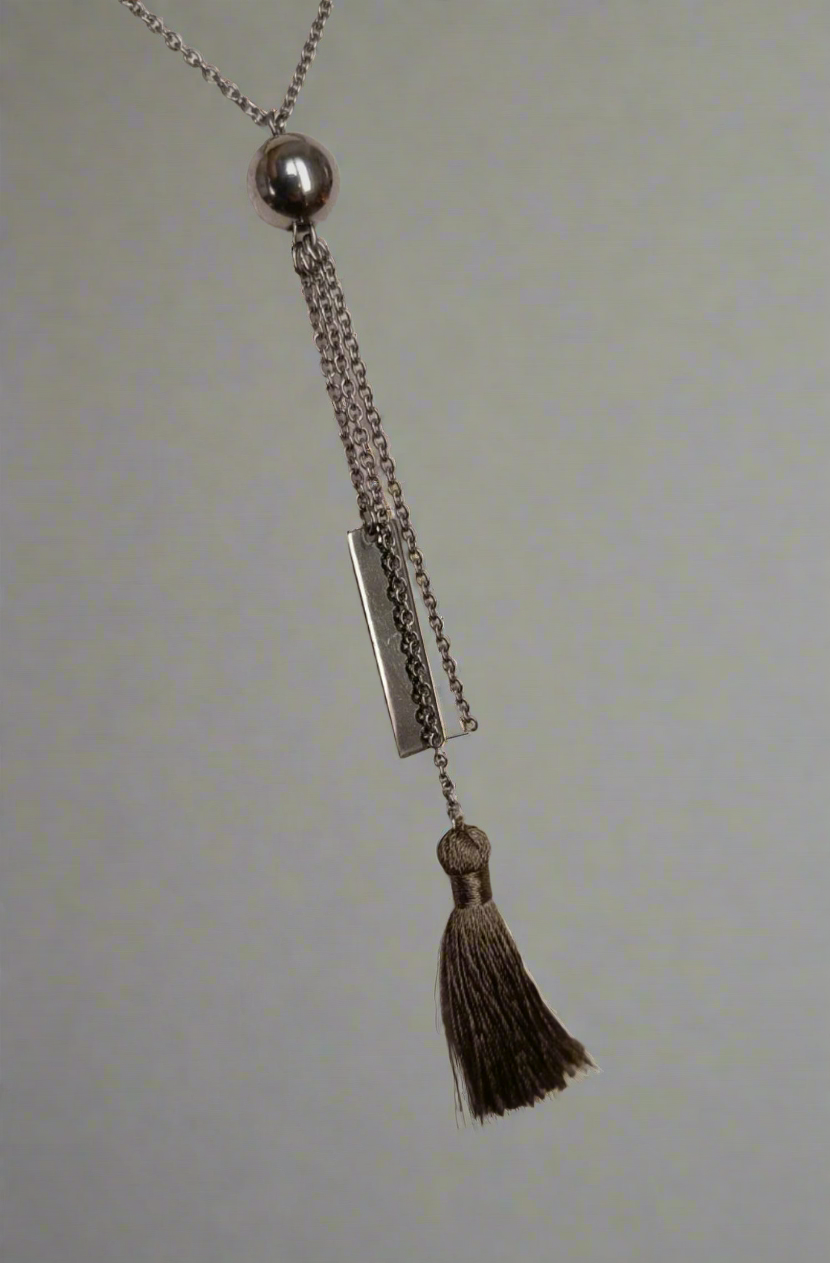 Chaine et Pendentif style Sautoir Chic Acier inoxydable
