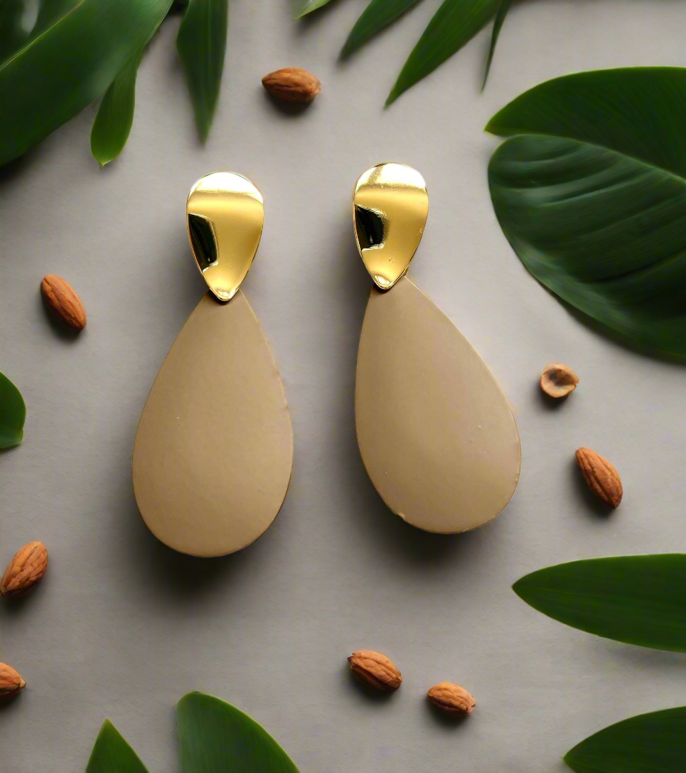 Boucles d'oreilles Goutte Acier