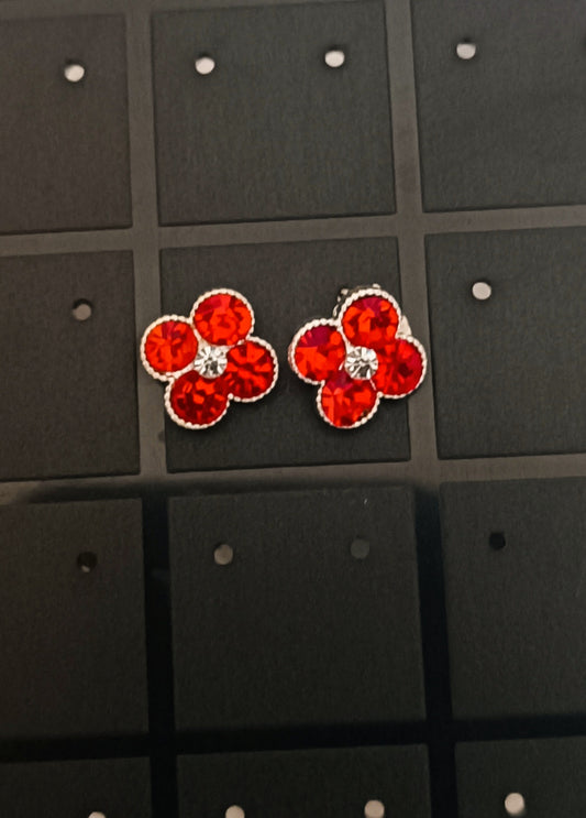 Boucles d'oreilles fleurs