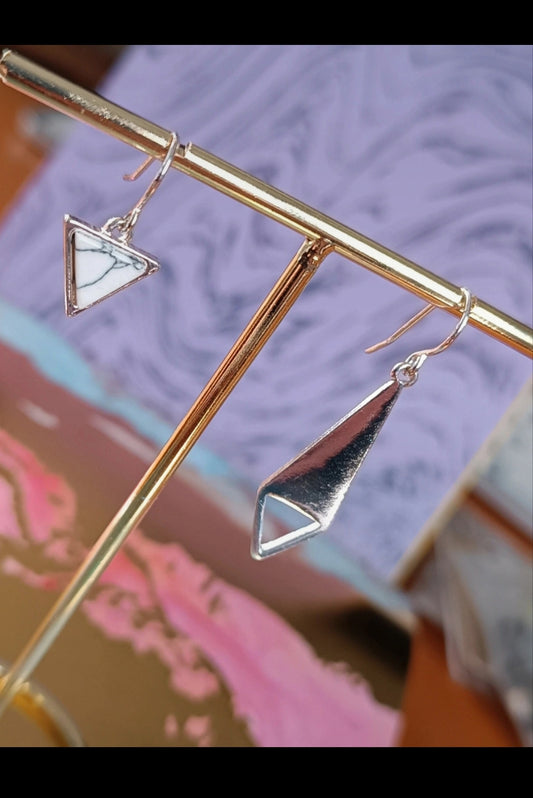 Boucles d'oreilles Style dépareillé Tendance Acier inoxydable