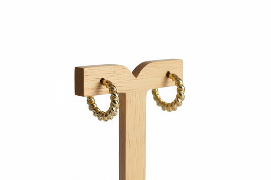 Boucles d'oreilles Créoles pendante Acier inoxydable