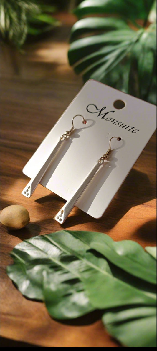 Boucles d'oreilles Pendantes  Bâton chic