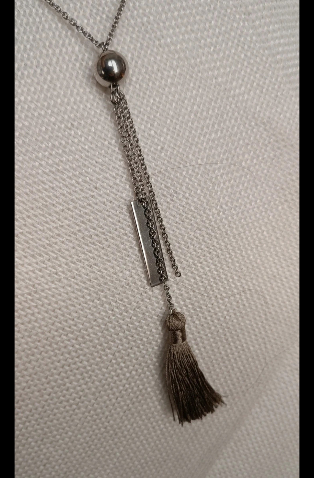 Chaine et Pendentif style Sautoir Acier inoxydable